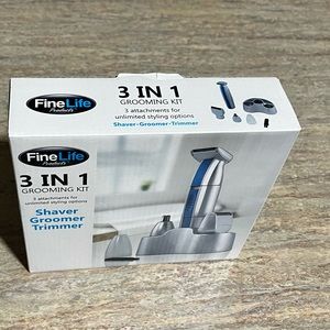 NIB Fine Line 3-in-1 grooming kit shaver groom trimmer